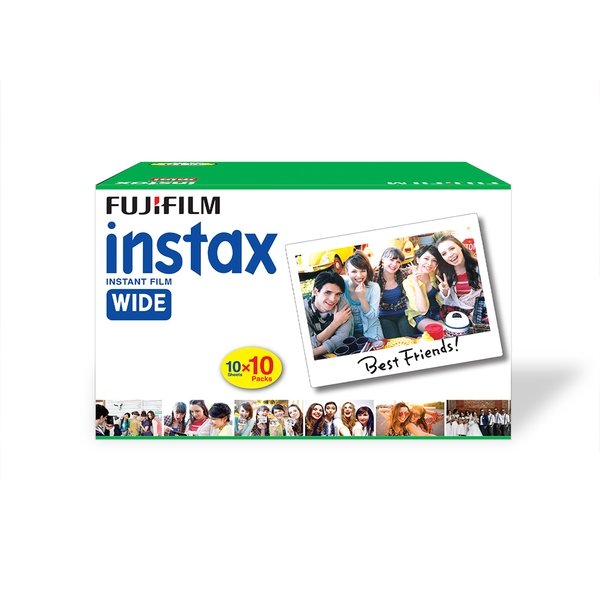 Fujifilm Instax Wide Films Value Pack (100 Shots) - The Camerashop