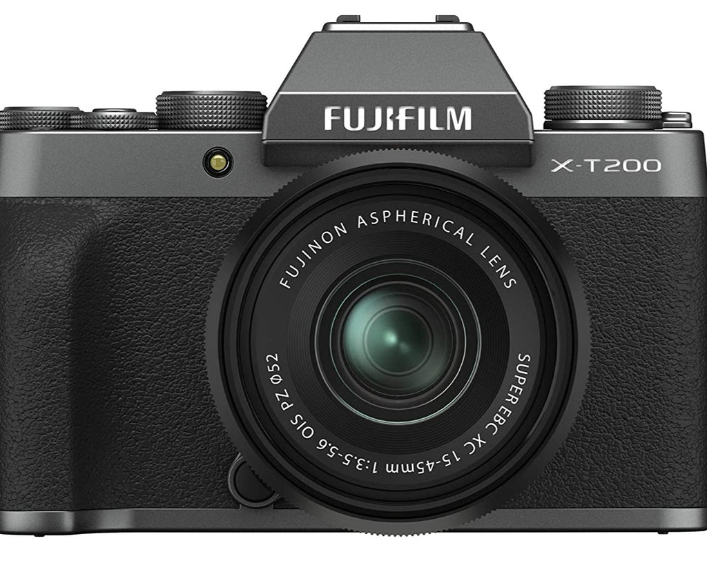 Fujifilm X-T200 Mirrorless Digital Camera with 15-45mm Lens Kit ( Dark Silver) - The Camerashop