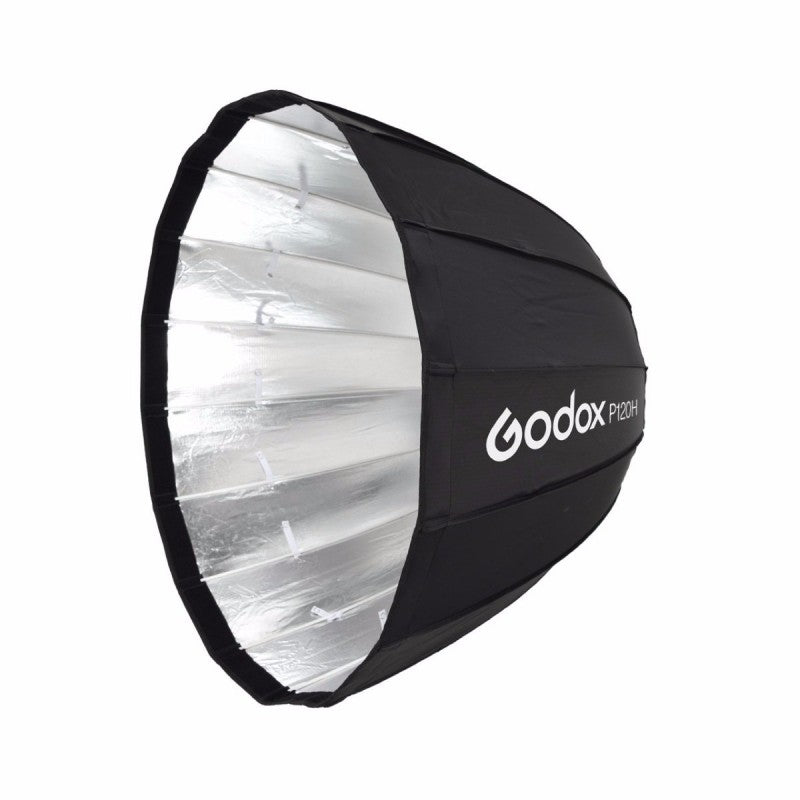 Godox P120HE 120cm / 47" Parabolic Soft Box - Elinchrom Mount (Black) - The Camerashop