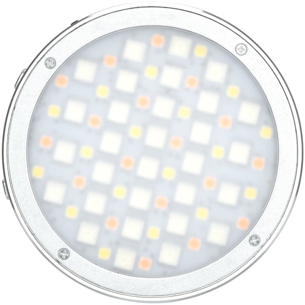 Godox R1 Round Mini RGB LED Magnetic Light (Silver) - The Camerashop
