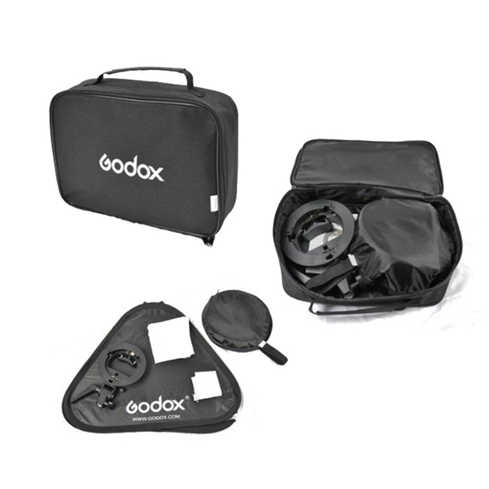 Godox SFUV8080 Bracket Bowens S Mount Holder with 80cmx80cm Soft Box - The Camerashop