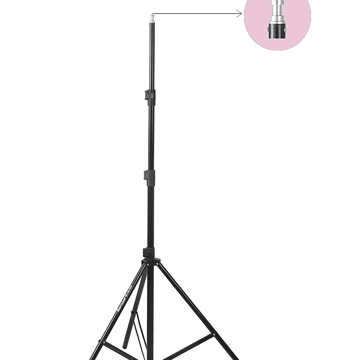 Light Stand LS-250 9 feet portable foldable stand for photography videography & studio shooting - The Camerashop