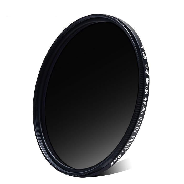 MECO 58mm Variable Neutral Density Filter MC ND2-400 - The Camerashop