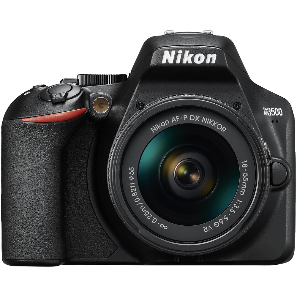 Nikon D3500 camera with AF-P DX Nikkor 18-55mm f/3.5-5.6G VR Lens - The Camerashop