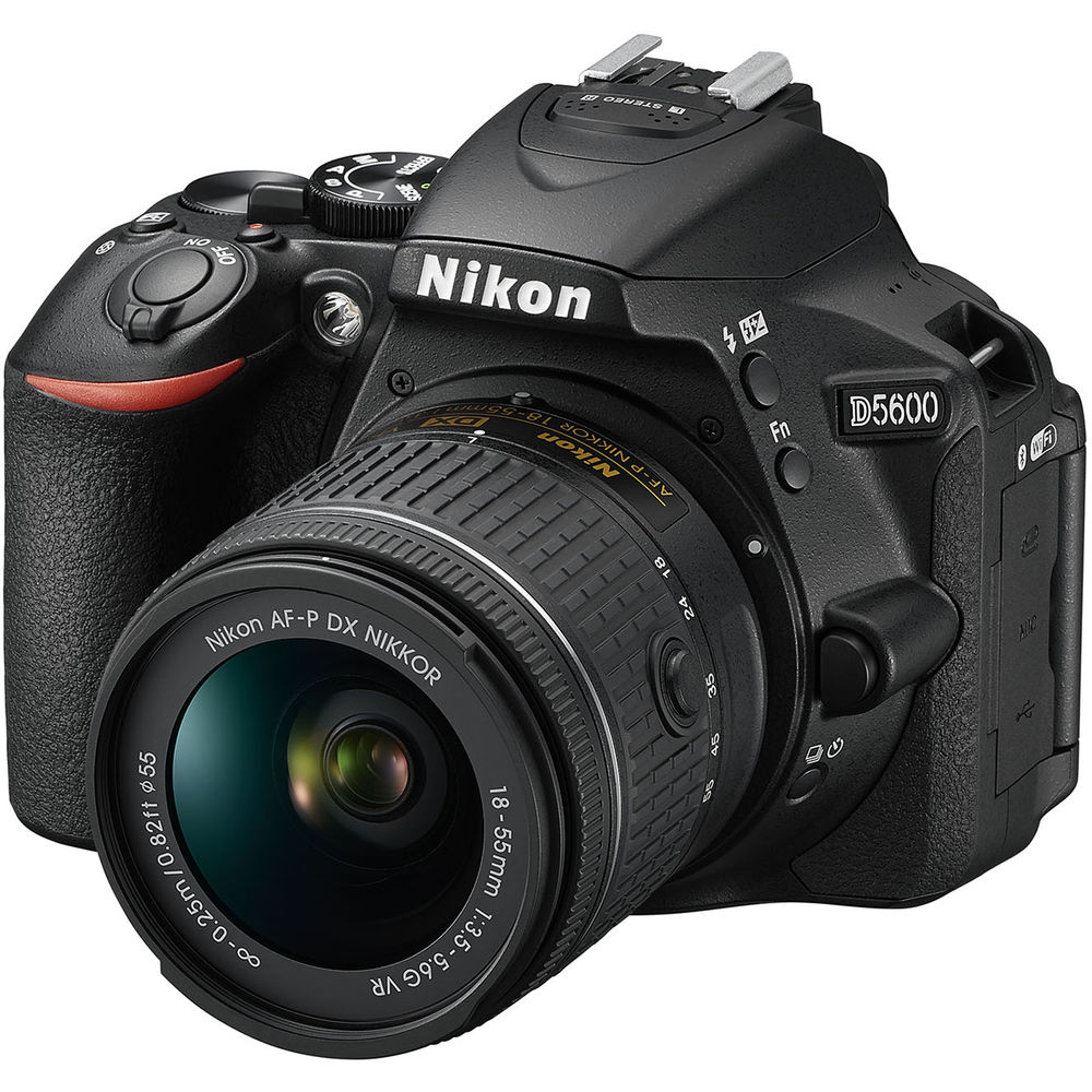 Nikon D5600 dslr camera with AF-P DX NIKKOR 18-55mm f/3.5-5.6G VR Lens - The Camerashop