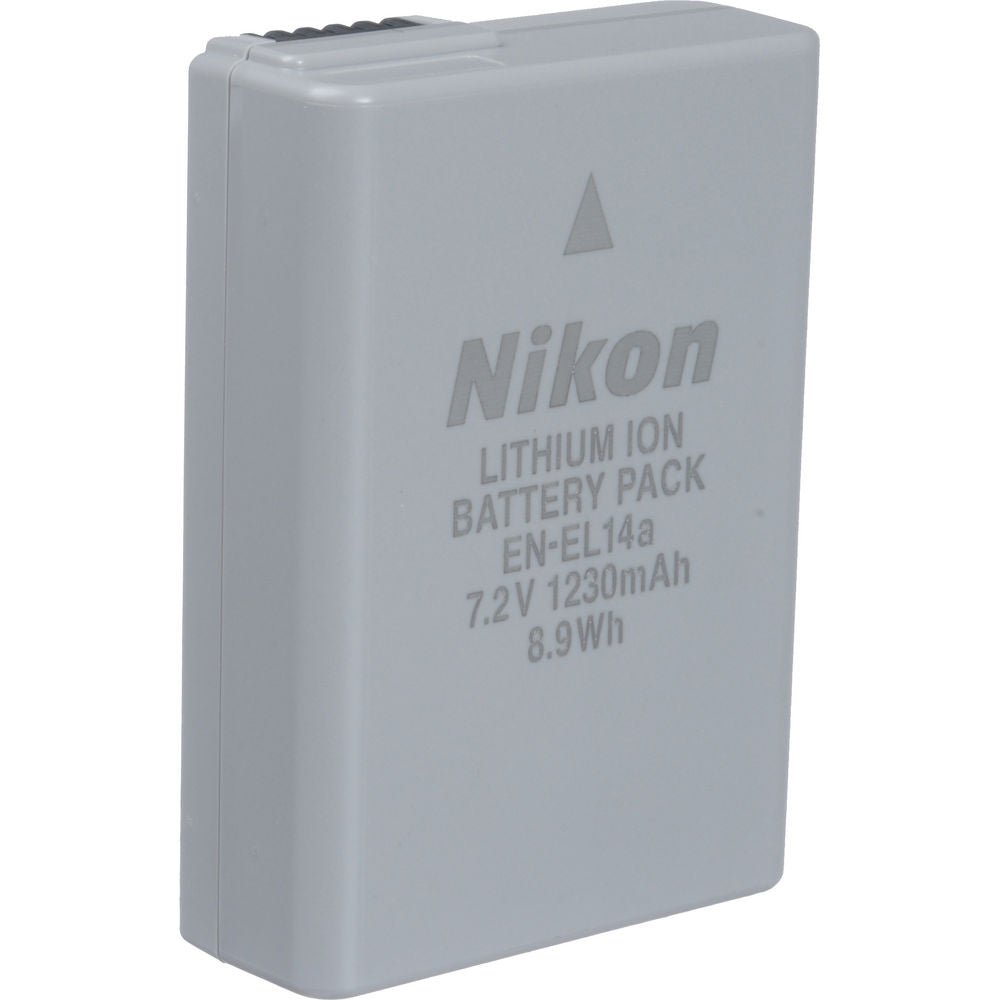 Nikon EN-EL 14A Rechargeable Li-Ion Battery (100% Original Nikon Battery) - The Camerashop