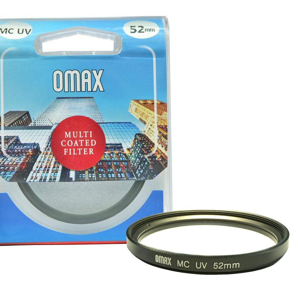Omax 52mm Multi-Coated UV Filter for Canon EF-S 24mm f/2.8 STM Lens - The Camerashop