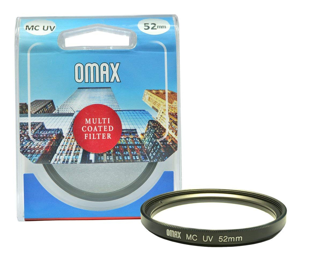 Omax 52mm Multi-Coated UV Filter for Canon EF-S 24mm f/2.8 STM Lens - The Camerashop
