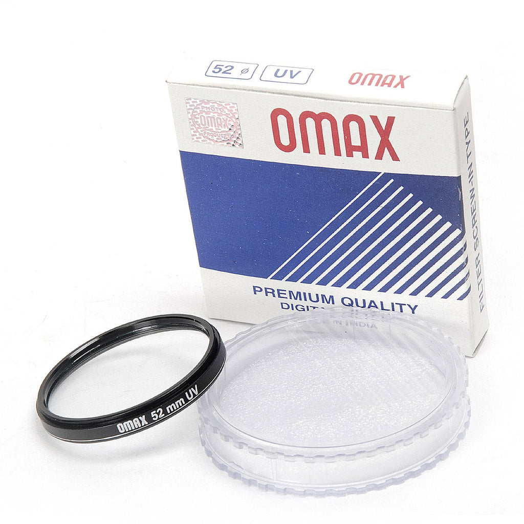 Omax 52mm Uv Filter for Nikon AF-S DX 55-200mm F/4-5.6G ED VR II lens - The Camerashop