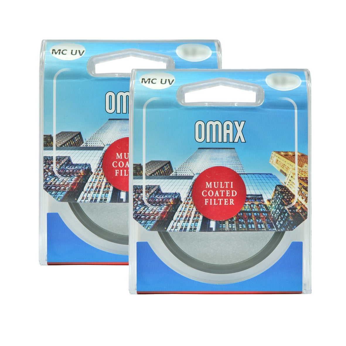 Omax 58mm mc uv Filter for Canon 18-55 & 55-250mm Lens (Set of 2) - The Camerashop