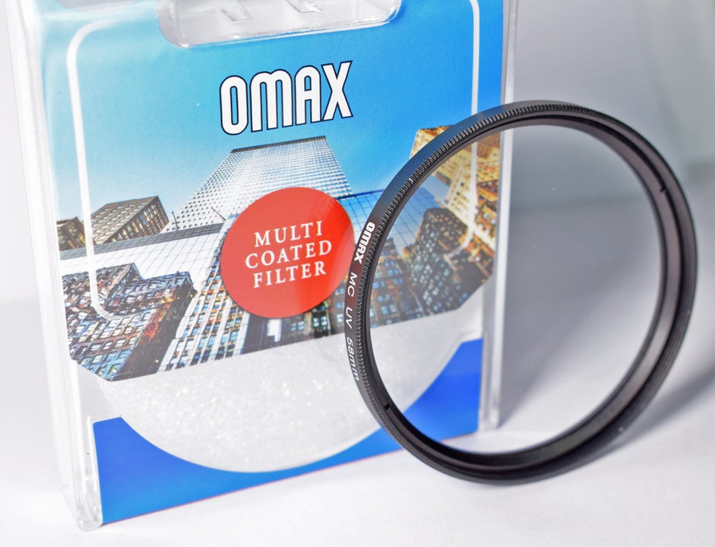 Omax 58mm MC UV Filter for Canon eos 1500D 1300D 200D for 18-55 & 55-250mm Lens - The Camerashop