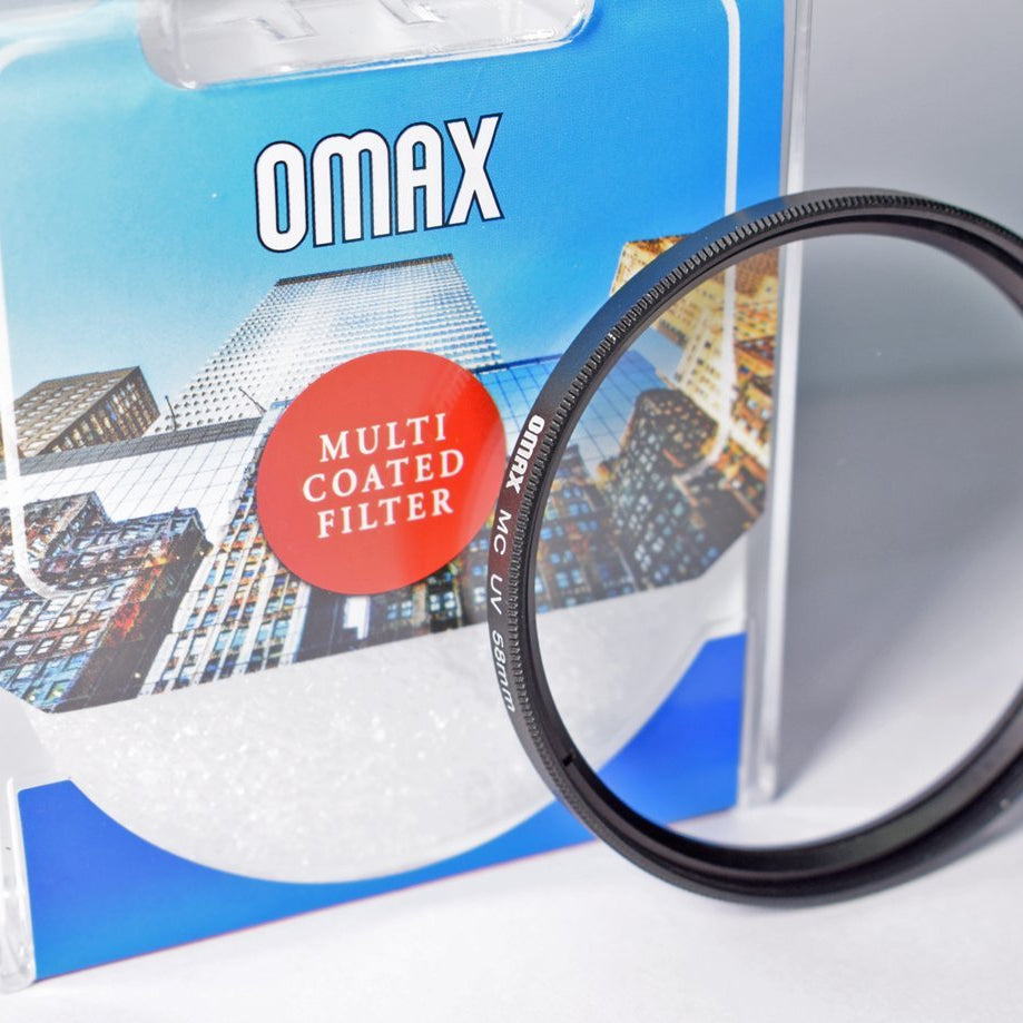 Omax 58mm MC UV Filter for Nikon af-p dx Nikkor 70-300mm f/4.5-6.3G ED VR Lens - The Camerashop