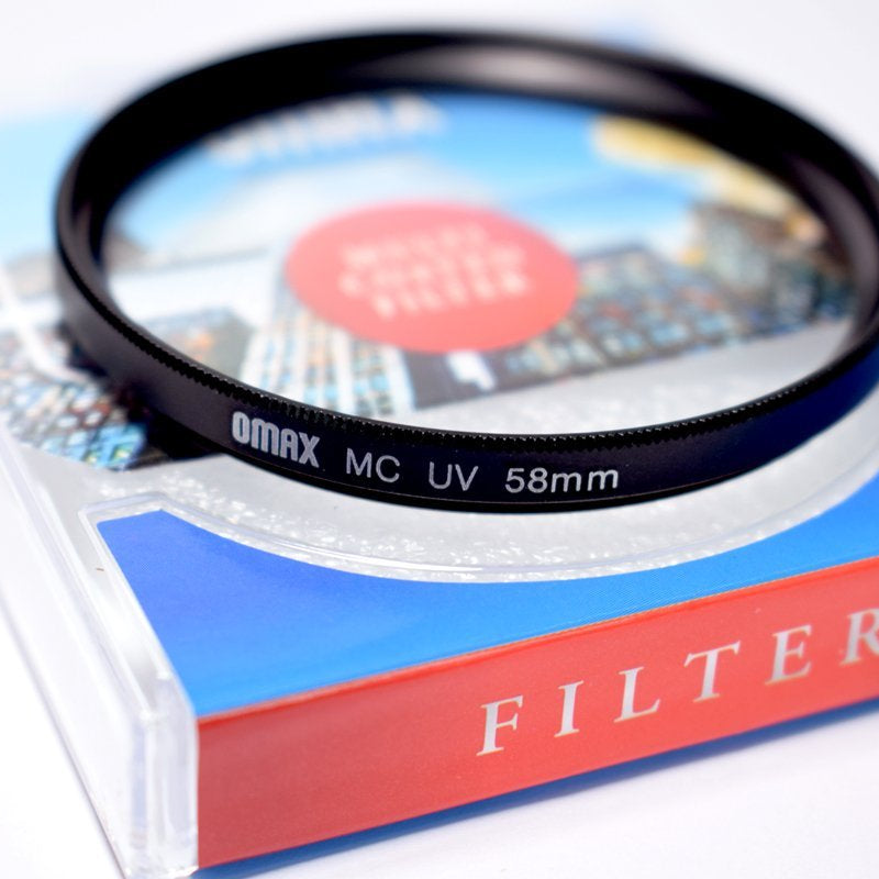 Omax 58mm Multi-Coated UV Filter for Canon EF-S 18-55 mm f/3.5-5.6 is II - The Camerashop