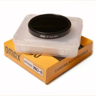 Omax 67mm Neutral Density - 8 ND Filter - The Camerashop