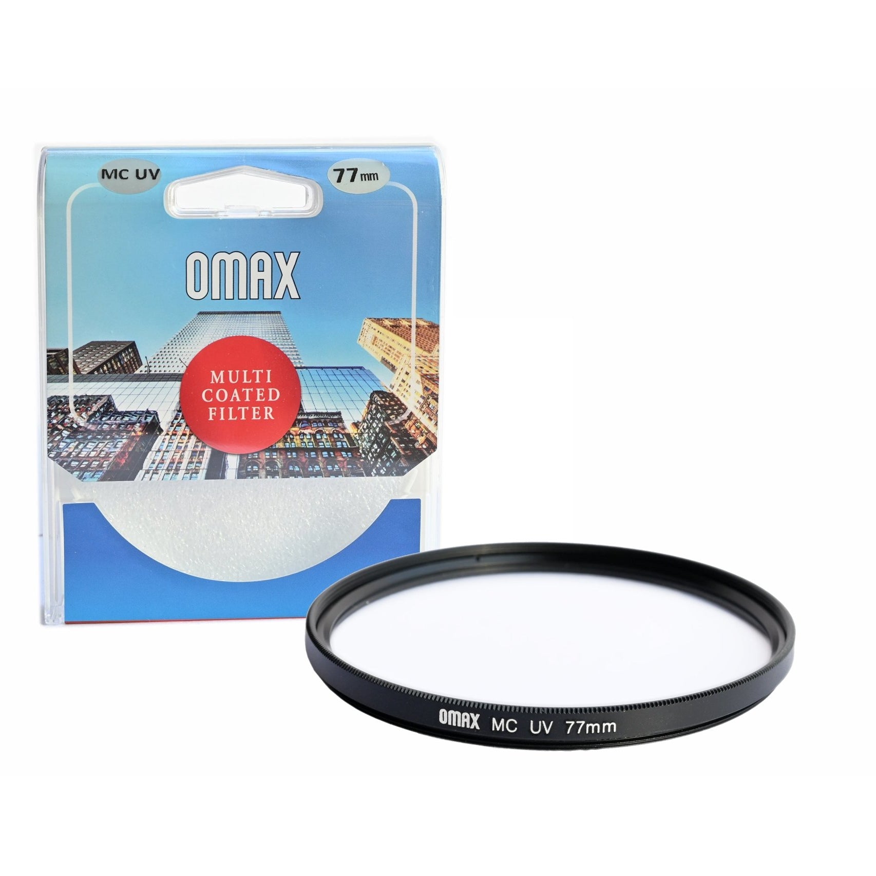 Omax 77mm Multi coated UV Filter for Canon EF-S 17-55mm f/2.8 IS USM Lens - The Camerashop