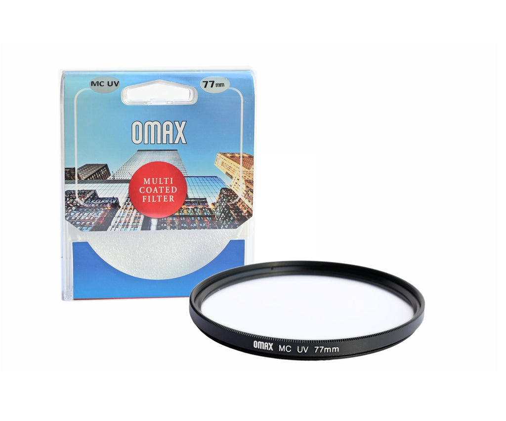 Omax 77mm Multi coated UV Filter for Canon EF-S 17-55mm f/2.8 IS USM Lens - The Camerashop