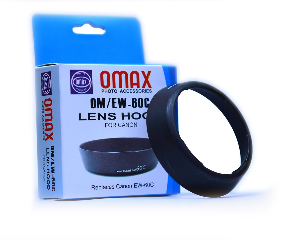 Omax Ew-60c Lens Hood for Canon ef-s 18-55mm f/3.5-5.6 Lens - The Camerashop
