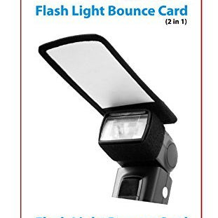 Omax Flashlight Bounce Card (2 in 1) - The Camerashop