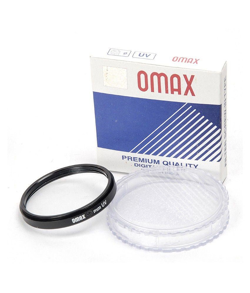 Omax lens protection 49mm UV filter for canon eos m50 kit (15-45 is stm lens) - The Camerashop