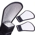 Omax Mini Silver White Flash Diffuser Reflector for Camera - The Camerashop