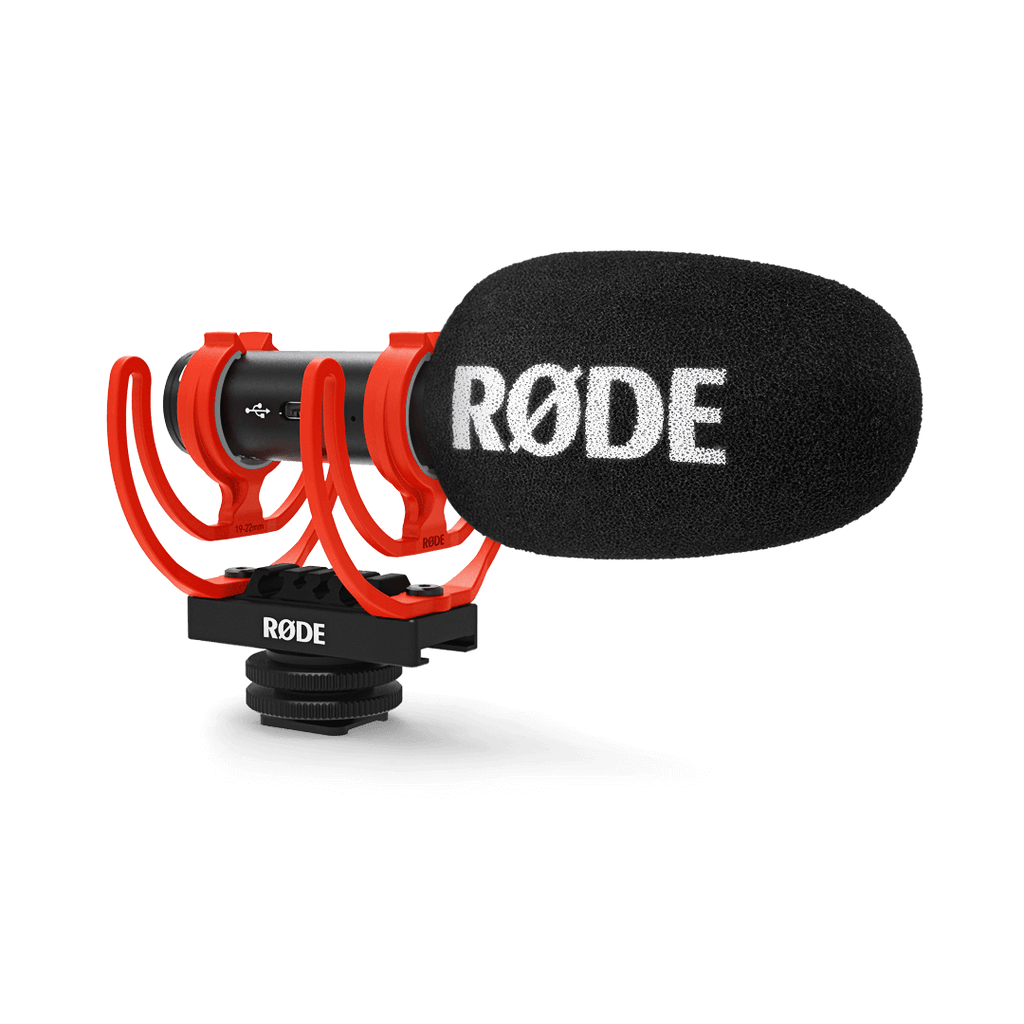 Rode Video Mic GO II Ultracompact Analog/USB Camera-Mount Shotgun Microphone - The Camerashop