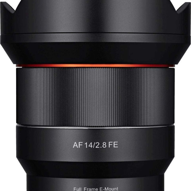 Samyang AF 14 mm F2.8 FE Auto Focus Lens for Full Frame Sony E Mount (Black) - The Camerashop