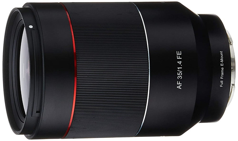 Samyang AF 35mm f/1.4 Auto Focus Wide Angle Full Frame Lens for Sony FE Mount, Black - The Camerashop