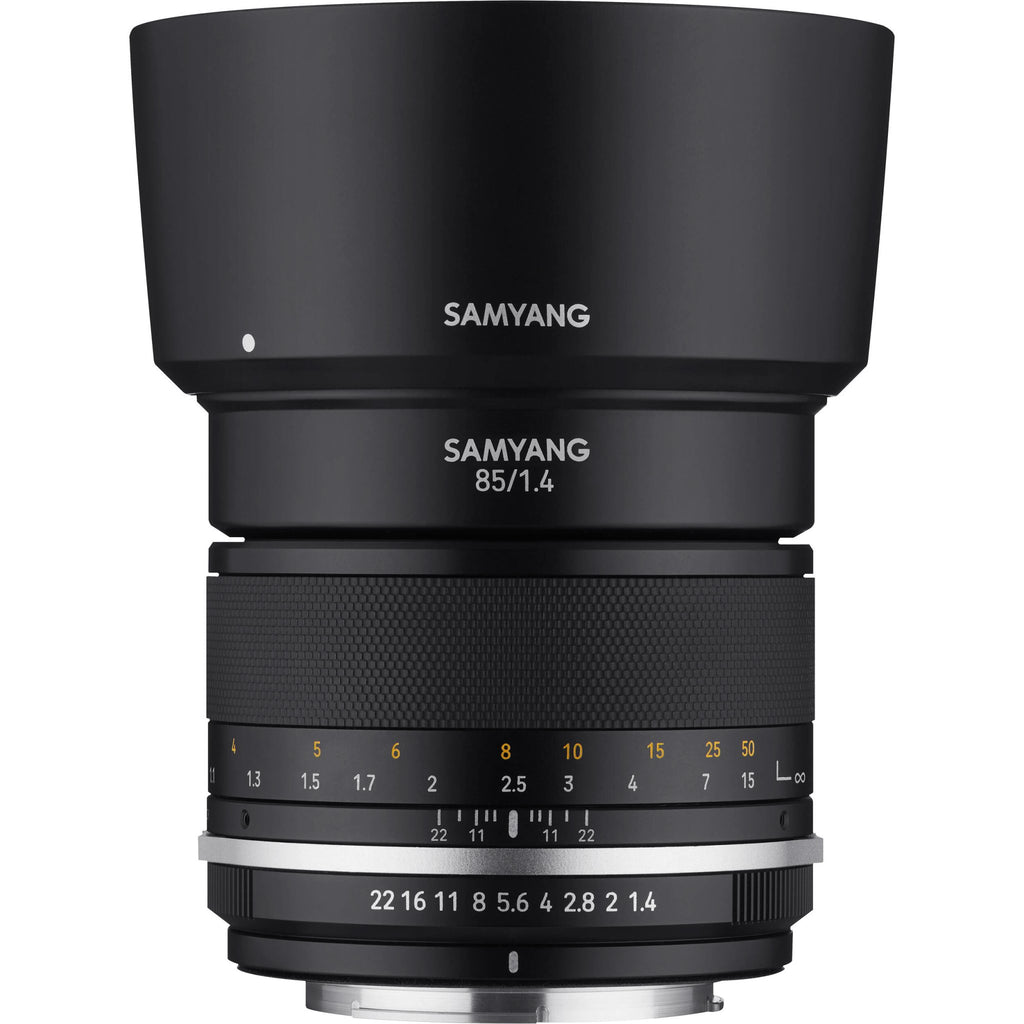Samyang Manual Focus 85MM F1.4 MK2 Camera Lens for Canon EF, Sony E, Fuji X - The Camerashop