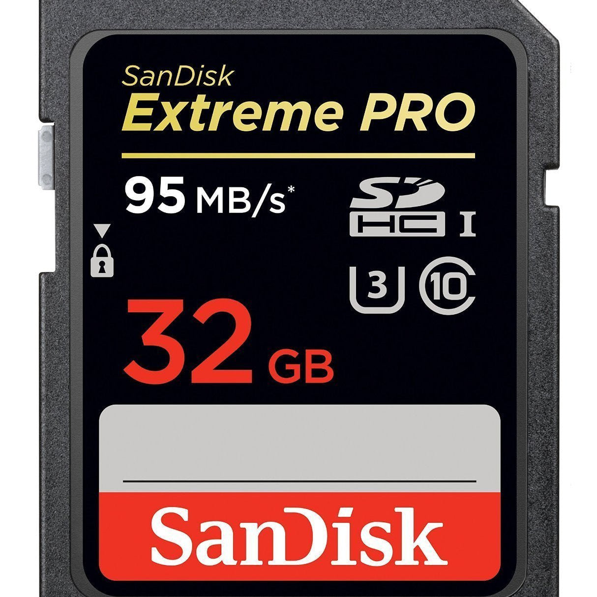 Sandisk Extreme Pro 32Gb Class 10 SDHC UHS-1 flash Memory Card 95mb/s - The Camerashop