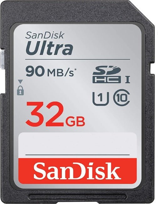 Sandisk ultra sdhc uhs-i 32 gb 90mb/s Memory Card - The Camerashop