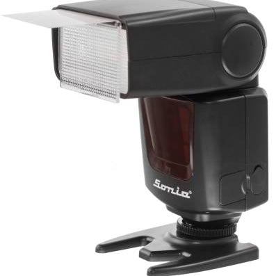 Sonia Camera Flash Speedlight VT631 for all DSLR Cameras GN42 (Black) - The Camerashop