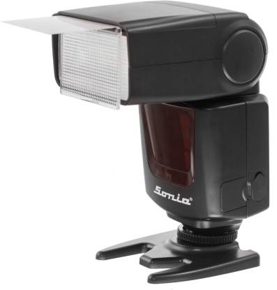 Sonia Camera Flash Speedlight VT631 for all DSLR Cameras GN42 (Black) - The Camerashop