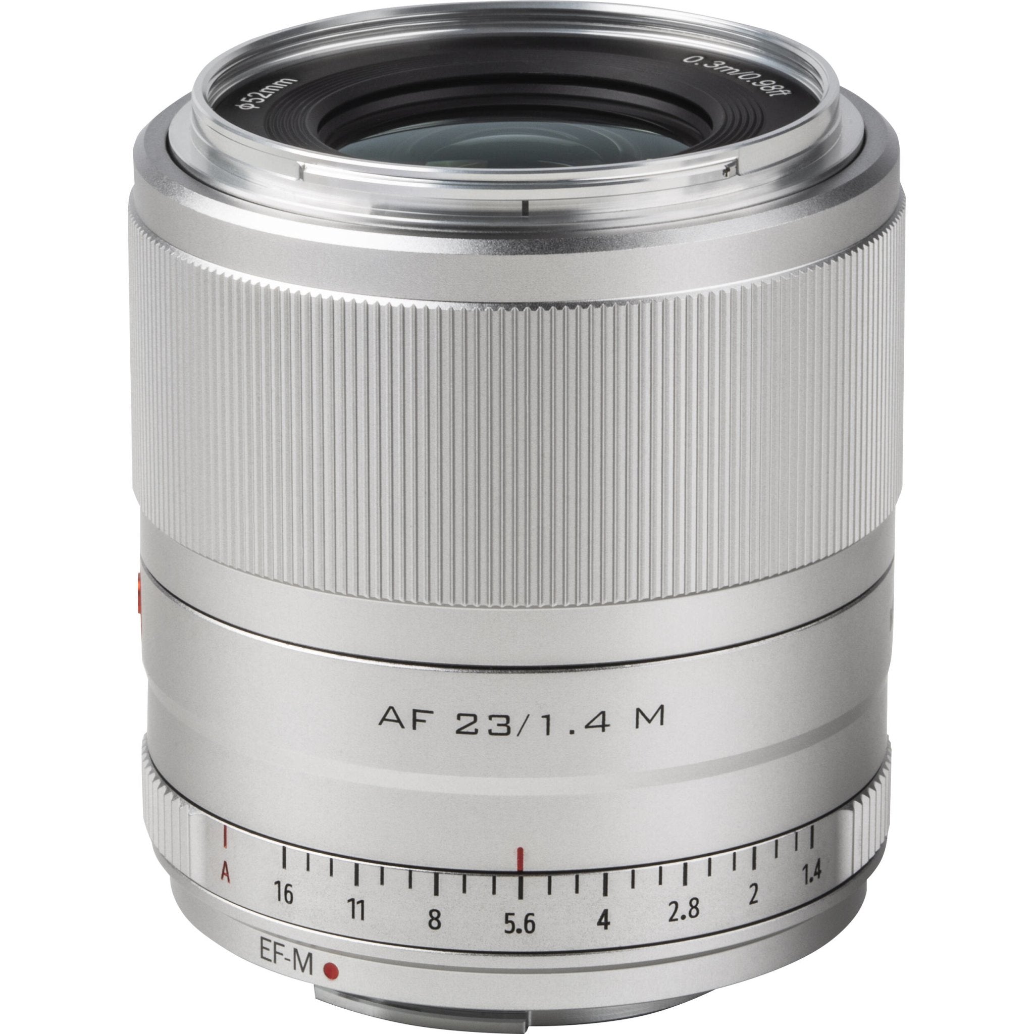 Viltrox AF 23mm f/1.4 M Lens for Canon EF-M (Silver) - The Camerashop